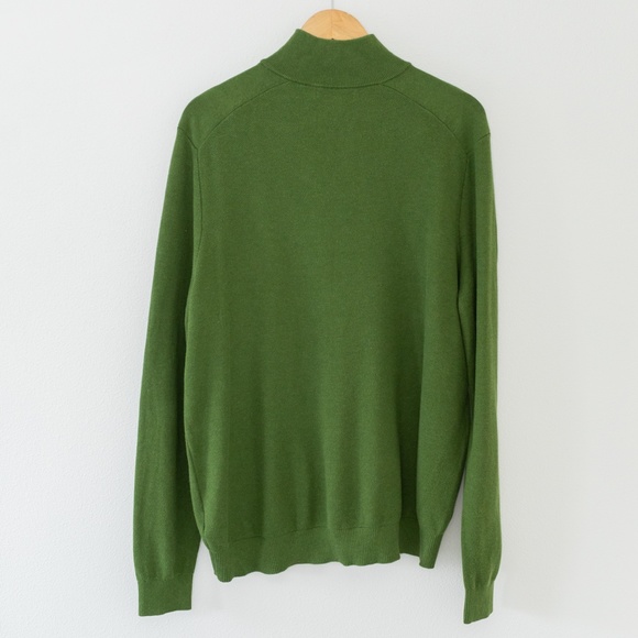 Banana Republic Supima Cotton Half-Zip Sweater Size XL - Picture 7 of 8